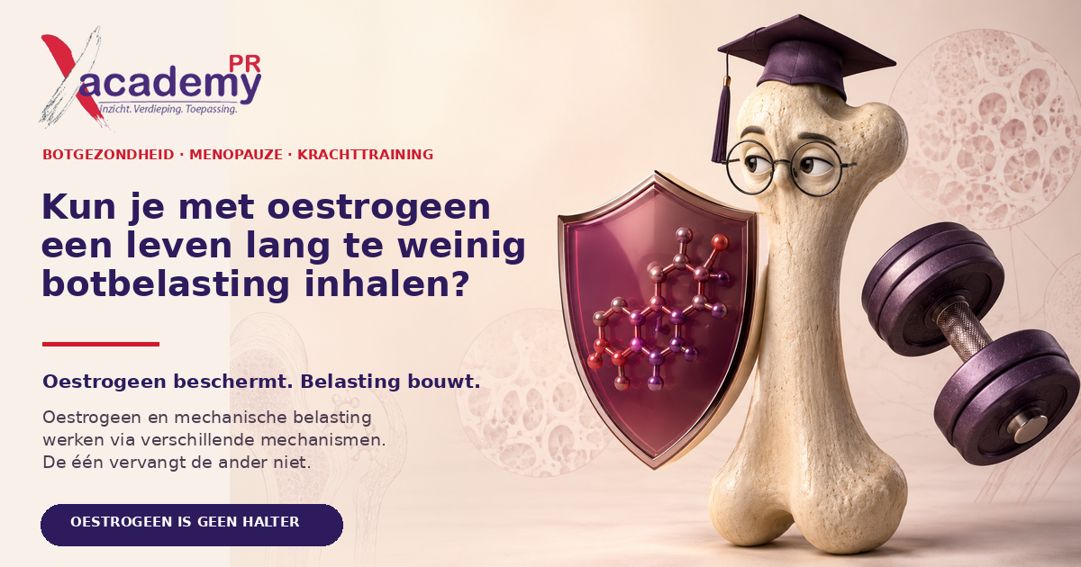 Kun je met oestrogeen een leven lang te weinig belasting van je botten inhalen?